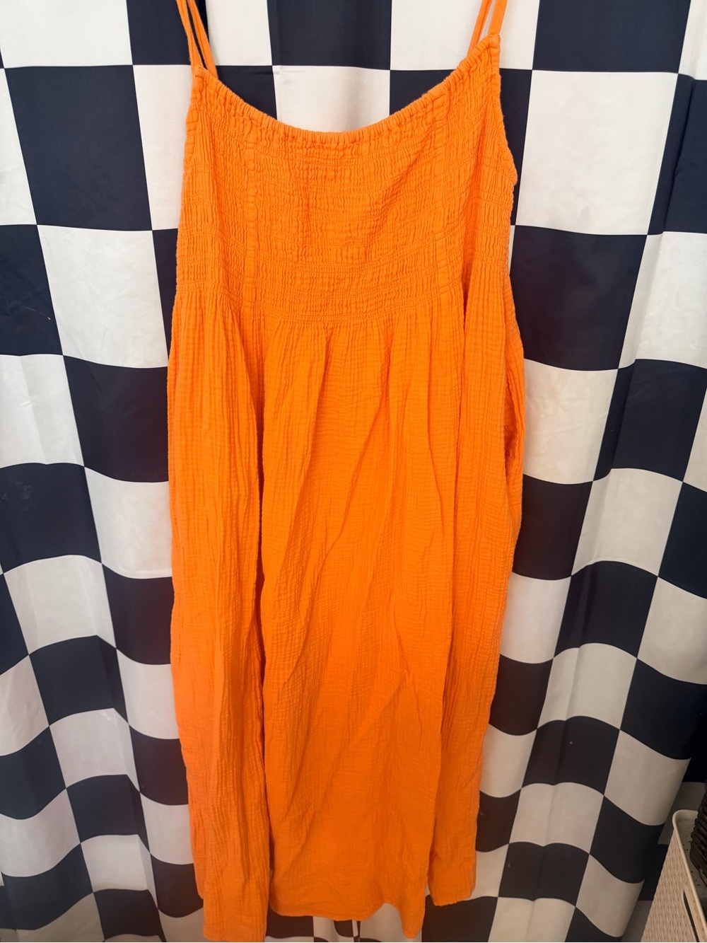 Aerie Pool-to-Party Tie Back Maxi Dress in Picante XL